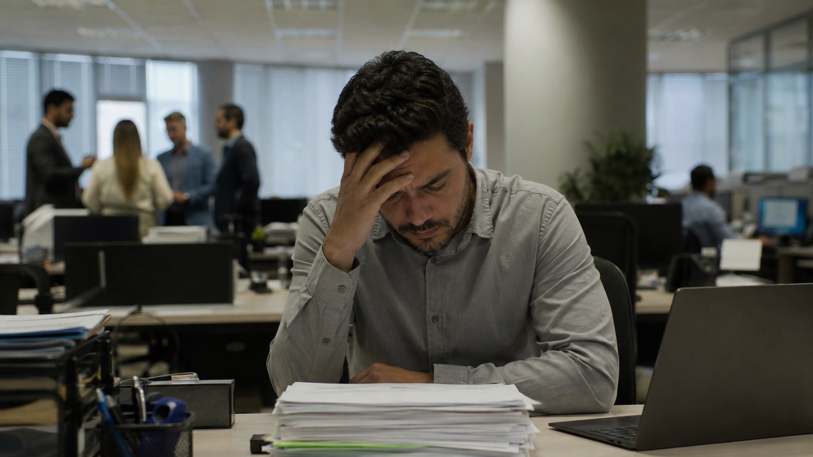 Celular com mensagens e caderno de anotações para documentação de assédio moral no trabalho