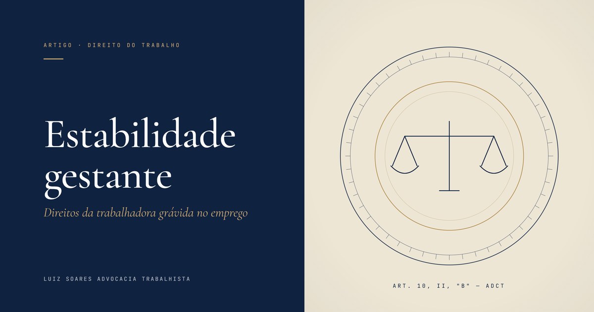 Arte institucional sobre estabilidade gestante e direitos da trabalhadora gr?vida no emprego
