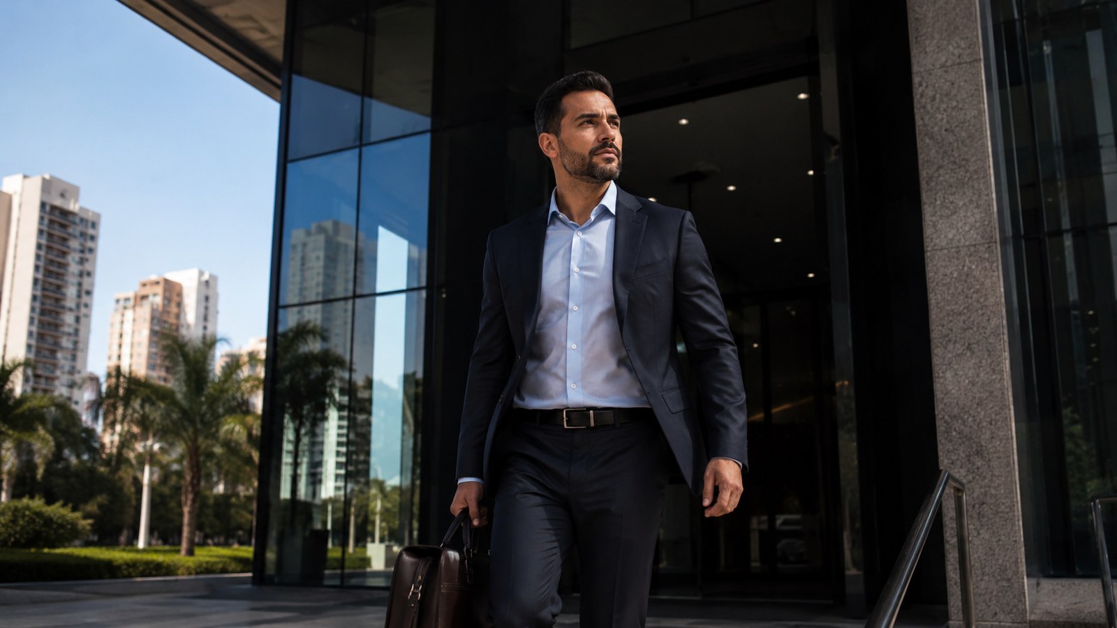 Crachá de trabalhador e documentos sobre mesa em ambiente de escritório